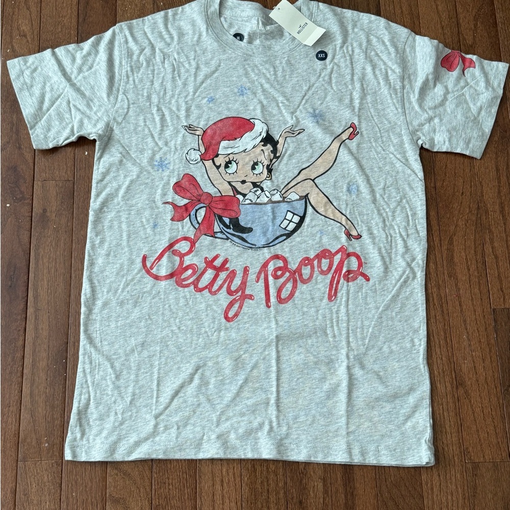Hollister Gray Betty Boop Tee